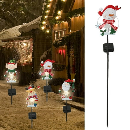 

HMPEAIIY Solar Ground Light 1P For Outdoor Decoration Clear Snowflake Glow 4 Styles Solar Powered Outdoor Lights For Outdoor Paths Light Cordless Lights for Wall Heating Lamp