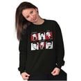 thumbnail image 4 of Betty Boop Motivational Squares Women Crewneck Sweatshirt Brisco Brands S, 4 of 5