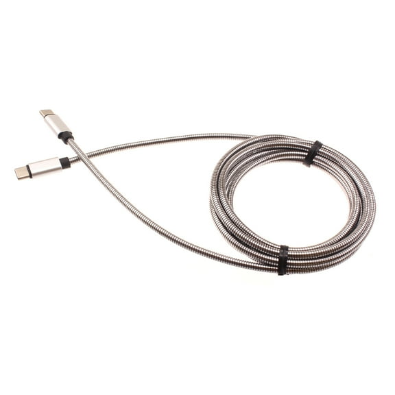 6ft Metal PD Cable for Samsung Galaxy Z Fold 2 - Type-C to USB-C Charger Cord Power Wire Sync Long for Galaxy Z Fold 2