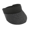 thumbnail image 1 of Sombrero de Paja de Verano para Mujer para Playa, Golf, Deporte, Ala Ancha, Sombreros para El Sol Ajustables para Viajes, Vacaciones - Negro Sunnimix Sombrero de paja de ala ancha, 1 of 8