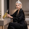 thumbnail image 4 of Desk Organizer Decor, Golden Hand Shaped Pen Holder, 1 Piece, for Home Office Vanity Desktop Storage Decor, 4 of 6