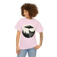 thumbnail image 4 of Cat With UFO Unisex Heavy Cotton Tee, 4 of 12