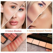 58 Colors Professional Makeup Kit for Women Full Kit,All in One Makeup Set for Women Girls Beginner,Makeup Gift Set with Eye Shadow Blush,Lipstick,Compact Powder,Mascara,Eyeliner,Eyebrow Pencil