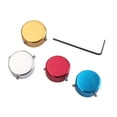 thumbnail image 3 of 4pcs Guitarra Pie Clavo Protección W / Llave Para Guitarra Efectos Pedal Accs Yuyangstore Tapa de clavo de pie de aleación de aluminio, 3 of 8