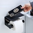thumbnail image 4 of LLC Stainless Steel Toilet Paper Holder with Shelf, Damping Device - Bathroom Tissue Roll Storage, 4 of 5