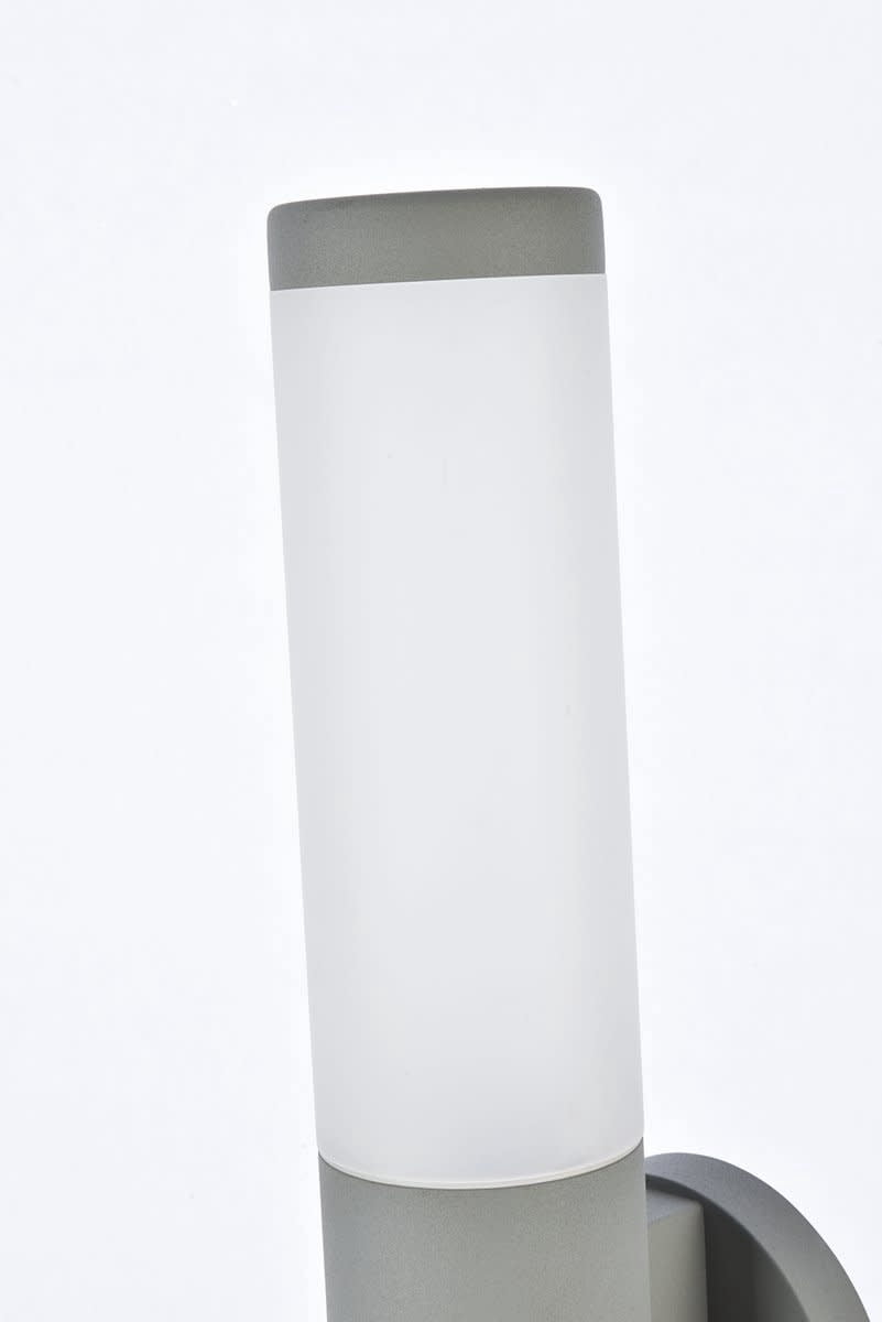 Raine Integrated LED wall sconce in silver