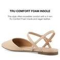 thumbnail image 4 of Journee Collection Women's Martine SuperNatural Shades Tru Comfort Foam Buckle Pointed Toe Flats, 4 of 7