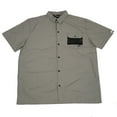 thumbnail image 2 of MEN'S NYLON TASLON WOVEN SHIRT W/ SNAP BUTTON, CHEST POCKET & MESH OVERLAY & GROMMET, 2 of 3