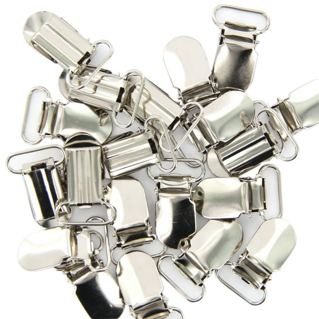 20pcs Tejido Suspender Chupete Clips Pta 20mm Pacifier Suspender Clips Yotijar Clips chupete