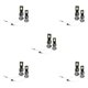 thumbnail image 2 of Scienceny 3030 12LED 1200LM Luces de conducción antiniebla DRL Kit de faros Bombillas 6500K Blanco Type2 NO2, 2 of 6