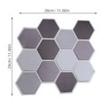 thumbnail image 2 of USHOBE 10Pcs Self Adhesive Wall Tiles Hexagonal PVC Stickers For Easy Removal And Cleaning, 2 of 8