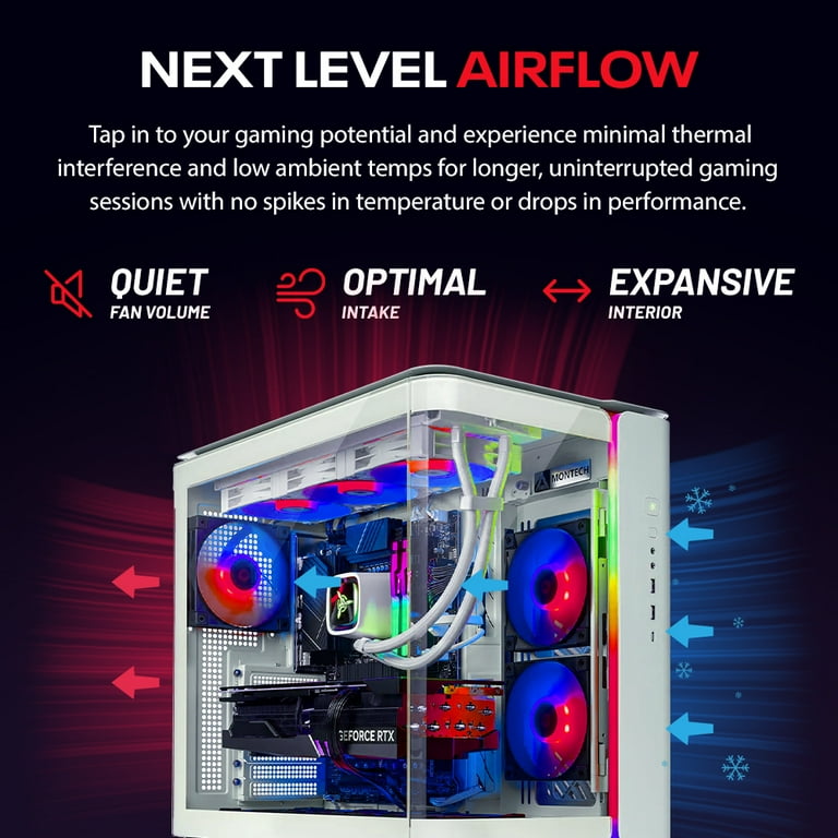 Kee PC Skytech King 95 Gaming PC Desktop, Ryzen 9 9900X 4.4 GHz