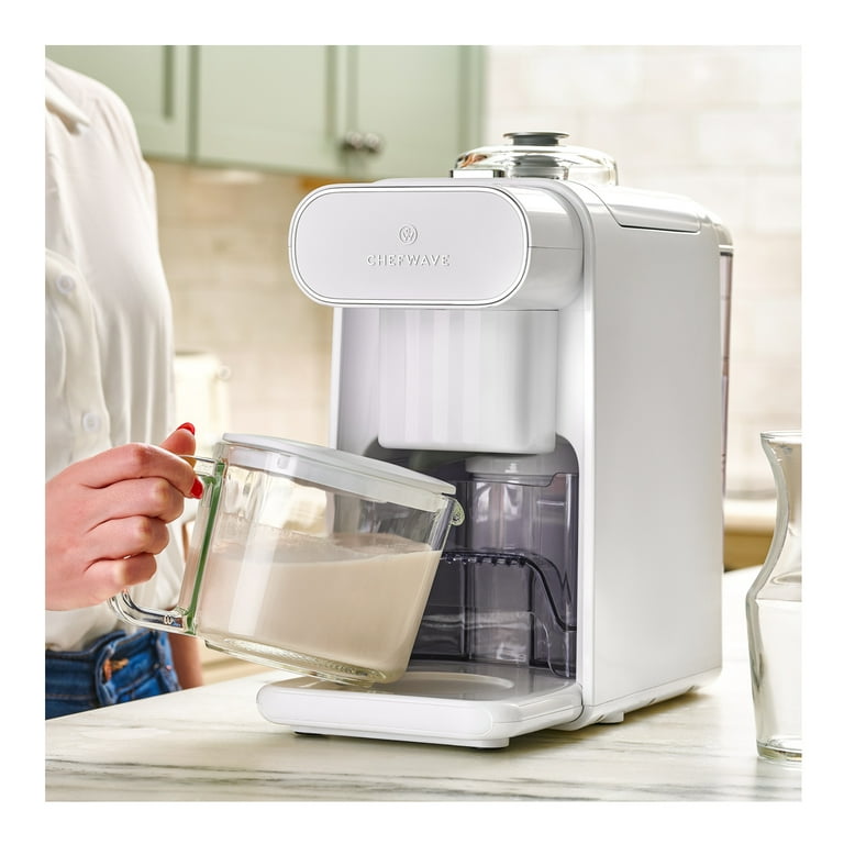 ChefWave Milkmade Non-Dairy Milk Maker (White) – 6 Program, Auto
