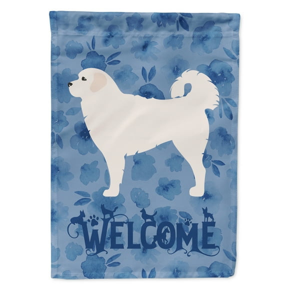 Carolines Treasures CK6154GF Polish Tatra Sheepdog Welcome Flag Garden Size Small multicolor