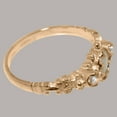 thumbnail image 5 of LBG British Made 14k Rose Gold Opal & Diamond ring Womens Anniversary Ring - 33 size options - Size 11.75, 5 of 9