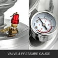 thumbnail image 6 of VEVOR 1Gal Stainless Steel Sprayer with Handle, 12’’ Wand, 3.3’’ Hose, Hand Pump Sprayer with Pressure Gauge, Safety Valve, Adjustable Nozzle, 6 of 10