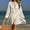 White3, variant on Jacenvly 2024 Beach Cover-Up Plus Size Quick Drying Womens Bathing Suit Bikini Swimsuit Coverup Beach Crochet Loose Hollow Out Coverup Skirt Solid V-Neck Trendy Beige