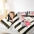 thumbnail image 4 of Homewish High Heels Lipstick Perfume 7pcs Queen Bedding,Classic Books Handbag Bedding Comforter Set Queen,Black Reversible, 4 of 8
