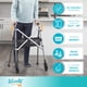 thumbnail image 5 of Andador plegable ligero Stander EZ Fold-N-Go para personas mayores y adultos, con ruedas de 15 cm, deslizadores y bolsa organizadora, color rosa real, 1 unidad, 5 of 5