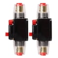 thumbnail image 3 of 12-24V Manual Reset Inline Circuit Breaker With Fuse Holder For Car Boat Audio System, 3 of 8