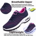 thumbnail image 3 of Qaltryn Comfort Sneakers for Women Arch Support Breathable Mesh Sneakers with Slip-Resistant Sole for Casual Walking Shoes, 3 of 9