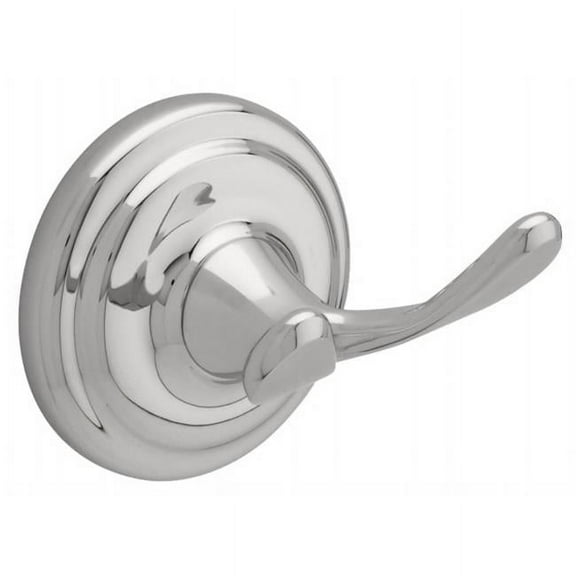 Liberty Hardware Bath Unlimit Polished Chrome Jamestown Double Robe Hook  12773