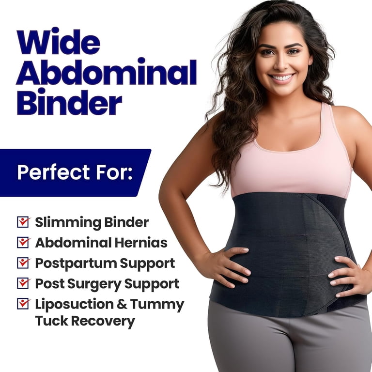 Postpartum Belly Wrap Abdominal Binder Post Surgery Plus Size