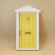 thumbnail image 5 of 1/12 Juegos de Hacia Interior Miniatura Amarillo CUTICAT Dollhouse Puerta, 5 of 5