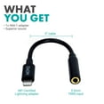 thumbnail image 4 of Cable adaptador Movo IMA-1 hembra TRRS de 3,5 mm a Lightning para Apple, 4 of 7