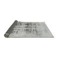 thumbnail image 2 of Ahgly Company Indoor Round Abstract Gray Modern Area Rugs, 3' Round, 2 of 4