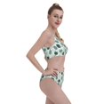 thumbnail image 2 of Kdxio Frog And Dragonflies for Womens High Waisted Bikini Top Sports Style Two Piece Bathing Suits, 2 of 5