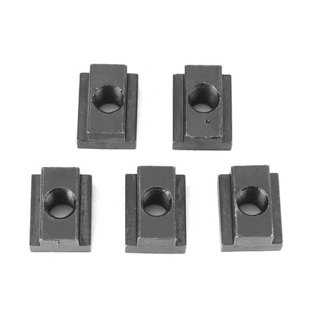 

Yazoeiaing 5 PCS T-Slot Nuts M8 Thread T-Slot Nut Block Square Nut T-Slide Nut Hammer Nut Block Nut Pack Fits Aluminum Profile Machine Tool Workbench T-Slot A1E-753