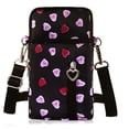 thumbnail image 2 of JANKS Bolso bandolera pequeño para mujer - Mini monederos para teléfono con correa cruzada y billetera - Bolso de nailon para brazo, 2 of 5