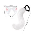 thumbnail image 2 of Womens Halloween Costumes Cosplay Clothes Gothic Style Suit Simulation Plush Animal Ears And Tail Collar Two-Pieces Set, 2 of 2