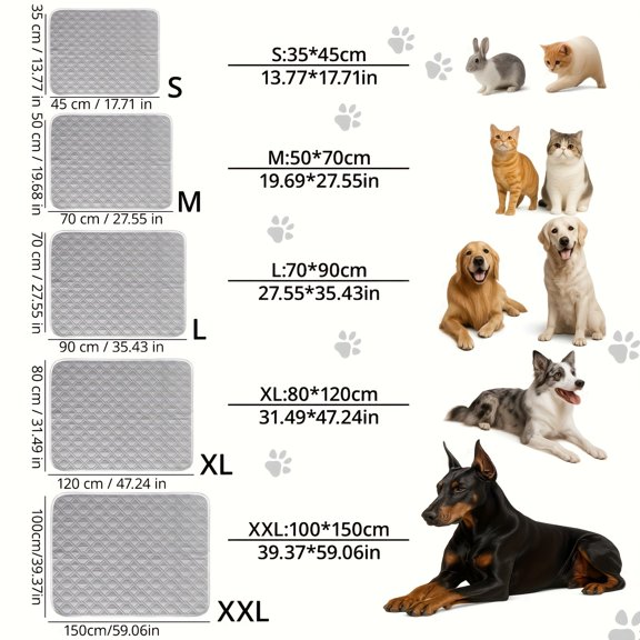 Pet Ice Mats Summer Cat Dog Sofa Nest Bed Cooling Sleeping Pad for Small Dogs Pets Durable Sofa Cooling Pad Blanket