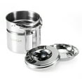 thumbnail image 2 of Lixada Pot de Camping avec Poignée en Acier Inoxydable et Plat à Vapeur Interne Pliable, 2 of 7