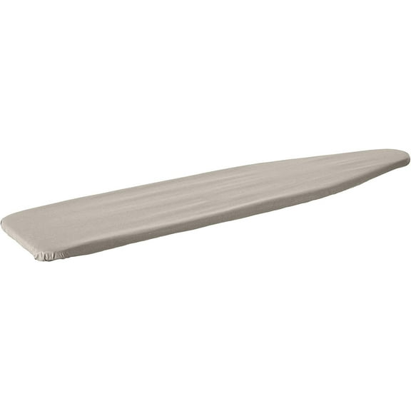 Homz Standard Ironing Board Replacement Cover with Draw Cord, Grey Solid