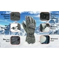 thumbnail image 4 of Winter Waterproof Gloves for Men Ski / Snowboard Windproof Insulated Snow Gloves Size L-XL, 4 of 6