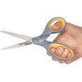 thumbnail image 3 of Westcott 13901 8-Inch Titanium Scissors For Office and Home, Yellow/Gray, 2 Pack, 3 of 8