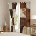 thumbnail image 3 of Castle Fairy Cow Print Curtains Pack of 2 (42x84 Each),Farmhouse Animal Curtains Blackout, 3 of 6