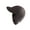 Gray, variant on Bomber Hat Earmuffs Warm Trapper Hat Down Hat for Skiing Skateboarding