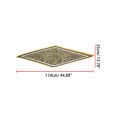 thumbnail image 3 of INSPIRE CHIC Leopard Print Rhombus Neck Scarf Scarves Wraps Neckerchief for Women 114x35cm/44.88x13.78"(L*W) Yellow White, 3 of 7