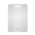 thumbnail image 1 of Weiweiguan 1Pc Stainless Steel Double-side Chopping Board Practical Dough Kneading Pad, 1 of 6