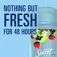 thumbnail image 3 of Secret Fresh Clear Gel Antiperspirant Deodorant, Summer Berry 2.6 oz (Pack of 3), 3 of 5