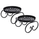 thumbnail image 1 of Juego de 2 soportes para plantas resistentes Sunnimix Soporte de soporte negro, 1 of 7