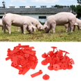 thumbnail image 4 of Blank Livestock Ear Tag, 100 Set Handwritable Prevent Shedding Animal Ear Marker  For Cattle For Pig, 4 of 8