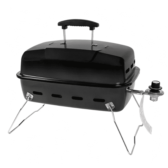 KAIFENG 1-Burner Portable Tabletop Propane Gas Grill 17.5 Inch BBQ Grill with Removable Lid