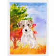thumbnail image 1 of Carolines Treasures CK1928GF Jack Russell Terrier Fall Garden Size Flag, 1 of 3