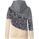 thumbnail image 4 of Sudadera con capucha para mujer, estilo informal, con cuello vuelto, manga larga, con bloques de color, suéteres, tops de otoño, 4 of 5