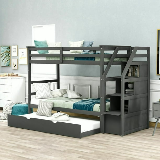 Twin Over Bunk Bed With Size, Upper Bunk Bed